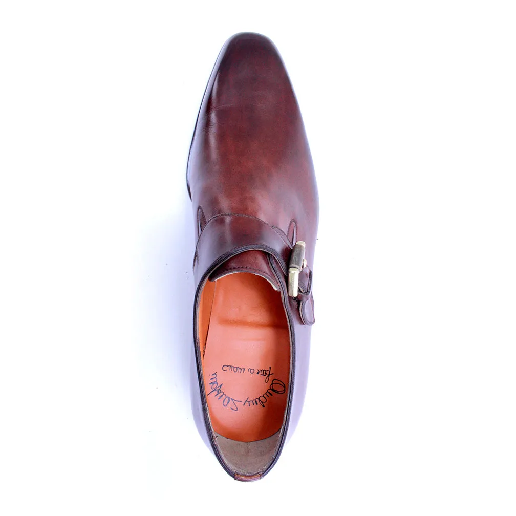 Santoni Single Buckle Shoes-TB1151