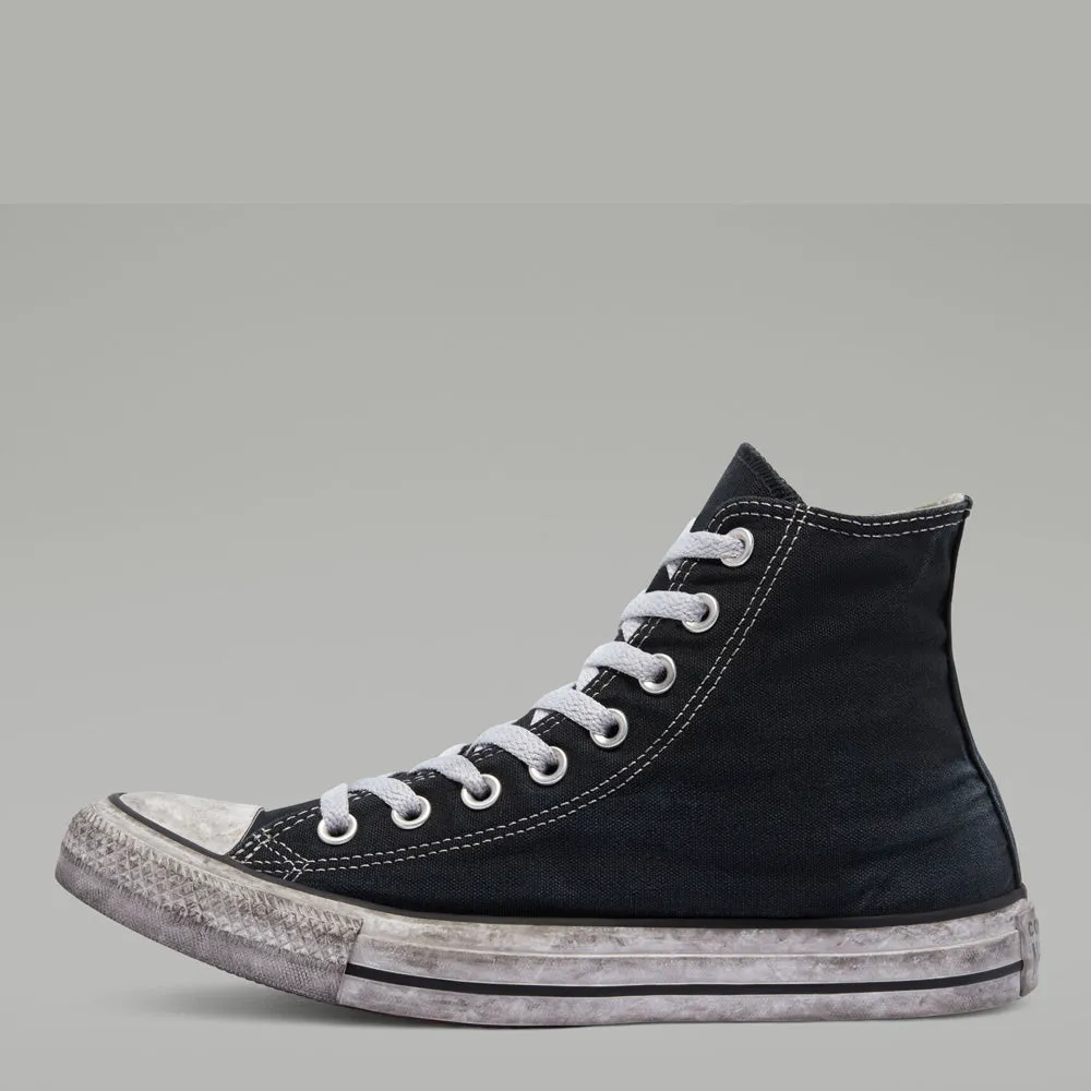 Scarpe Unisex CONVERSE Sneakers linea Chuck Taylor All Star Canvas Smoke High Top in Tessuto Nero