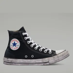 Scarpe Unisex CONVERSE Sneakers linea Chuck Taylor All Star Canvas Smoke High Top in Tessuto Nero