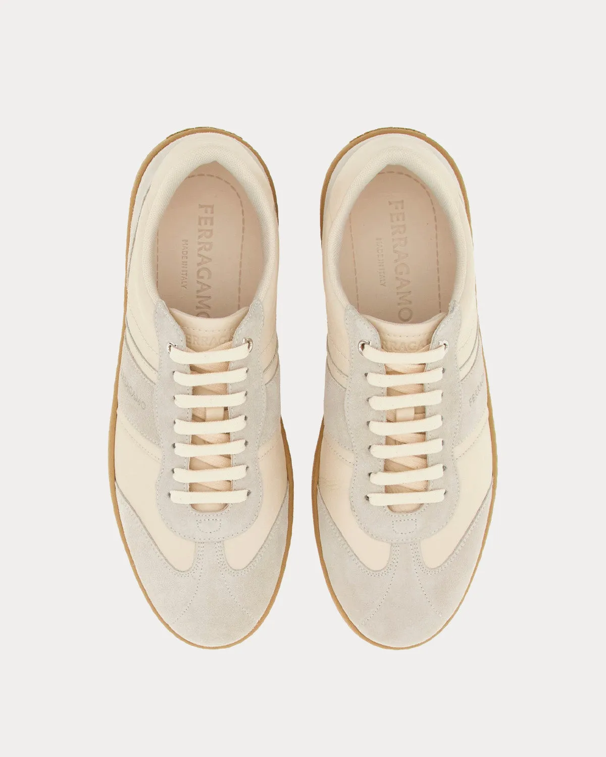 Signature Leather Mascarpone Low Top Sneakers