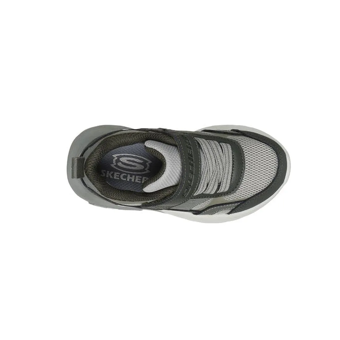 Skechers Boys SKX-225 Olive Toddlers Street Trainer