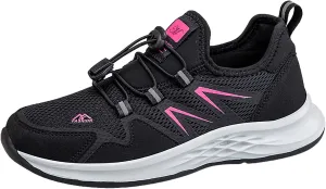 Slip on Walking Shoes for Women Dressy Knitted Non Slip Comfortable Running Shoes Breathable Mesh Sports Workout Tennis Shoes Fashion Lace Up Sneakers