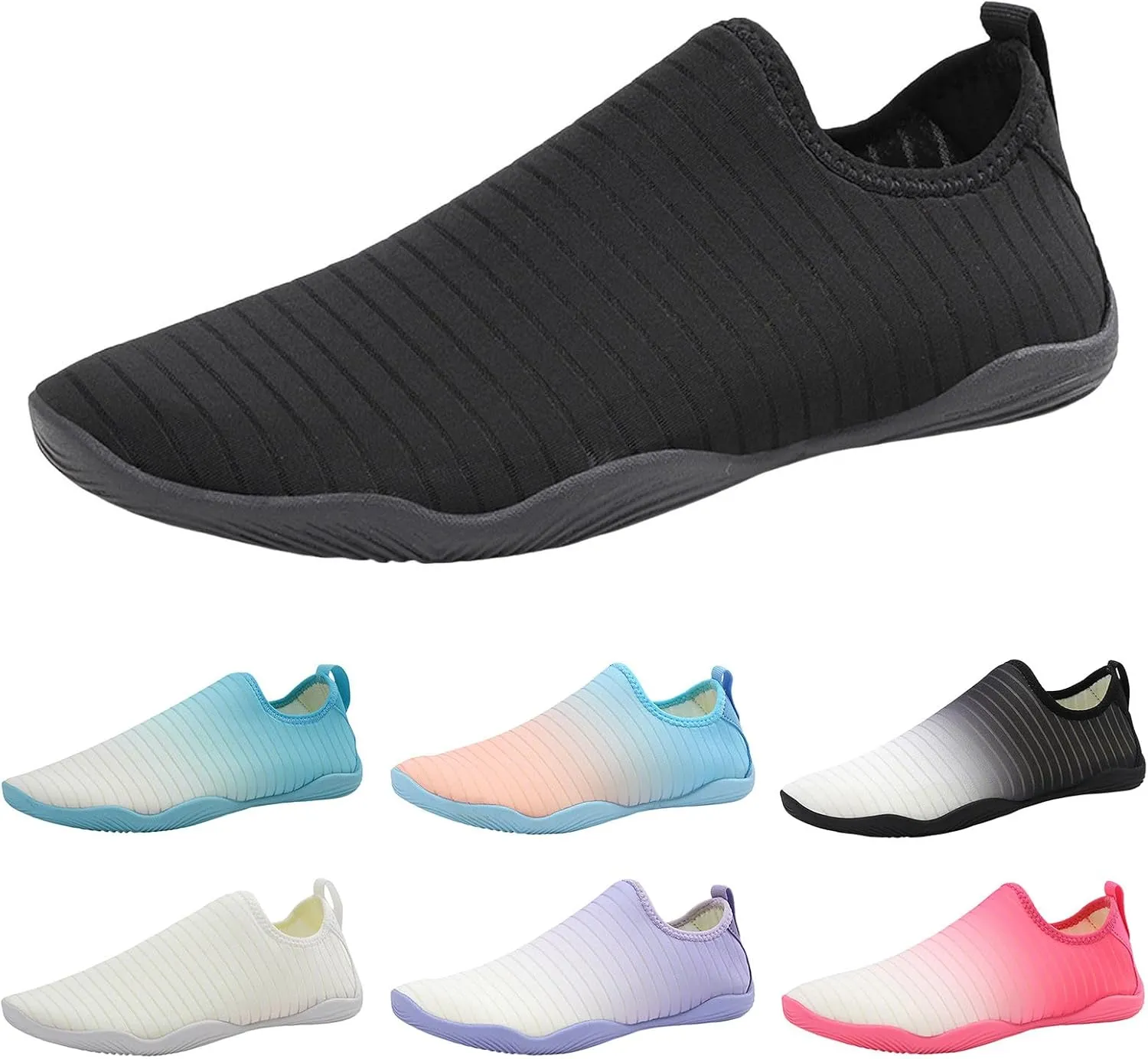 Slip on Walking Shoes Women Memory Foam Non Slip Running Shoes Wide Width Breathable Gym Workout Shoes Ladies 2024 Fashion Sneakers