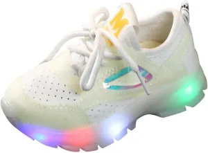 Sport Mesh Run Luminous Girls Breathable Boys Children Baby Shoes Baby Shoes 6-12 Months Boy