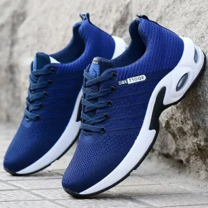Summer Air Mesh Breathable Wedges Sneakers Young Men