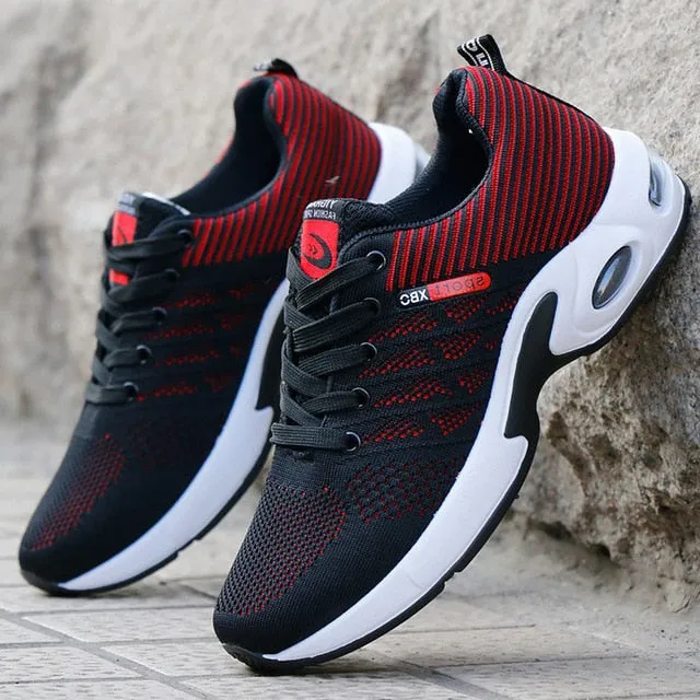 Summer Air Mesh Breathable Wedges Sneakers Young Men