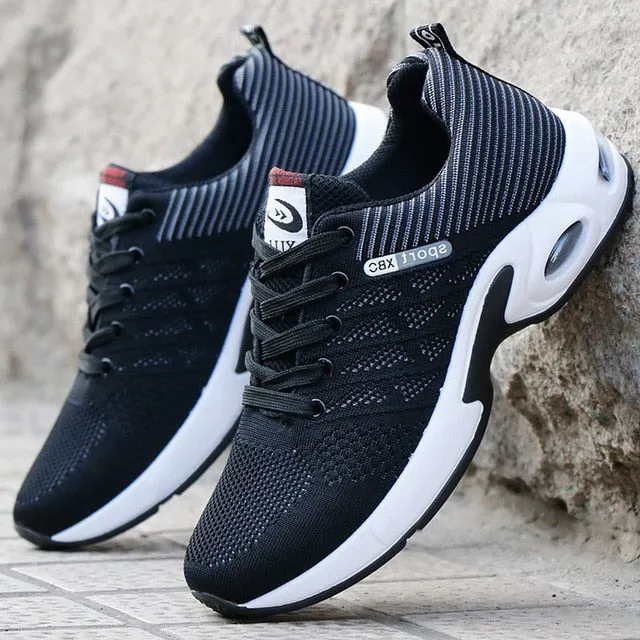 Summer Air Mesh Breathable Wedges Sneakers Young Men