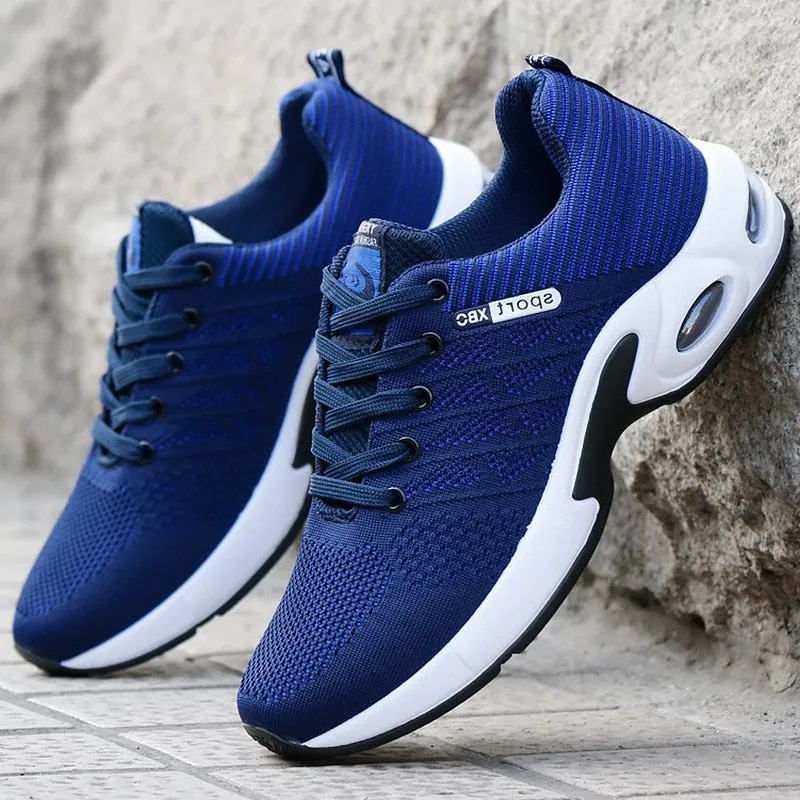 Summer Air Mesh Breathable Wedges Sneakers Young Men