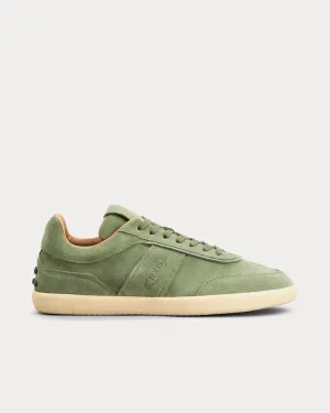 Tabs Suede Green Low Top Sneakers
