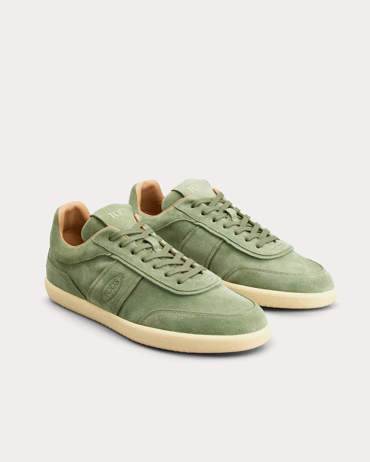 Tabs Suede Green Low Top Sneakers