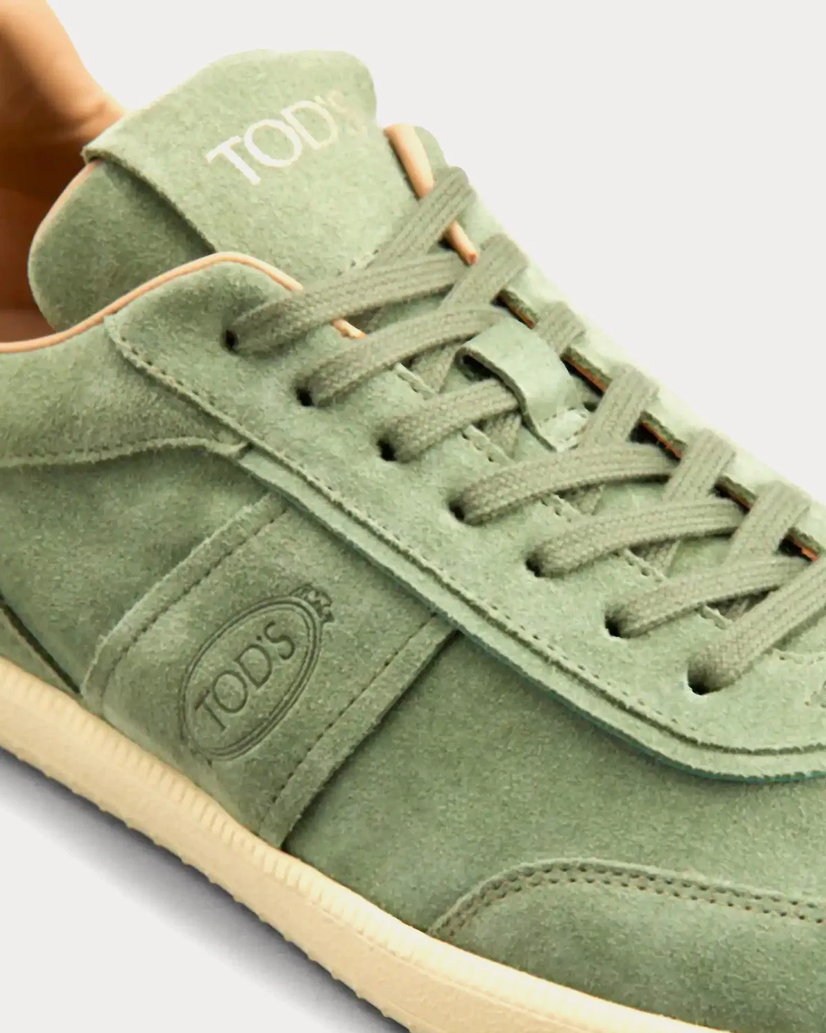 Tabs Suede Green Low Top Sneakers