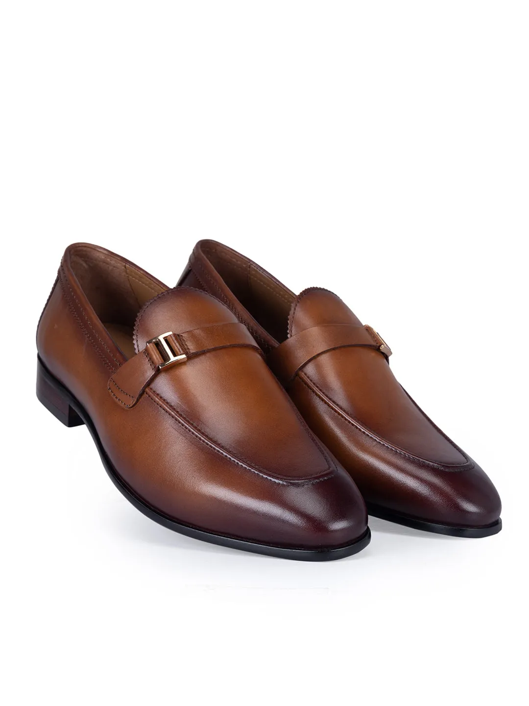Tan Leather Loafers