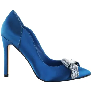 Ted Baker Orlilas Crystal Bow Womens Blue Court Shoes