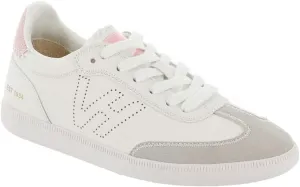 Vintage Havnaa Women's Crisp Sneaker, White/Grey/Baby pin, 8.5
