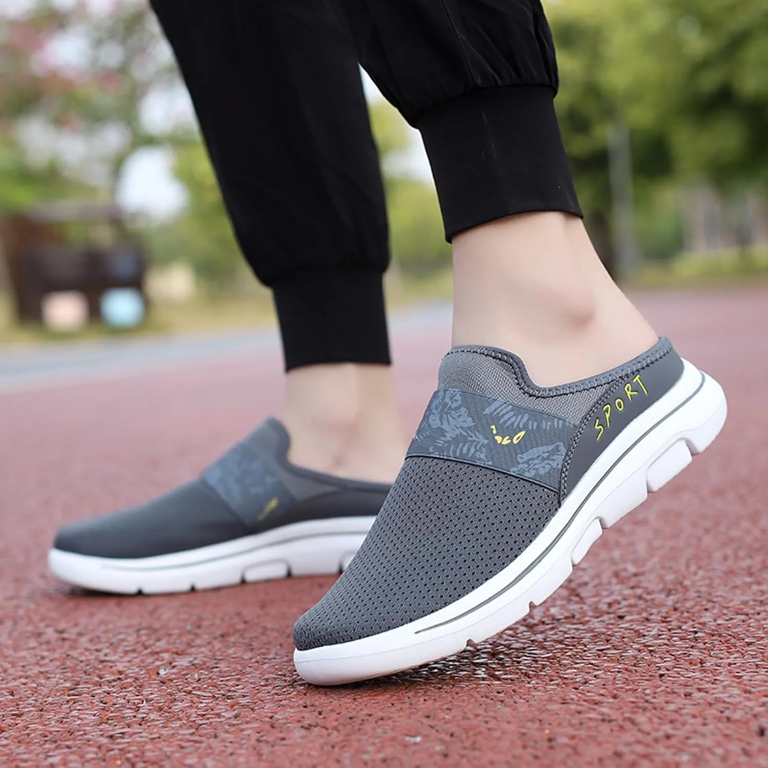 Women's Slip on Walking Shoes Non Slip Memory Foam Arch Support Running Shoes Breathable Mesh Sports Workout Tennis Shoes Lightweight Sneakers Indoor Outdoor